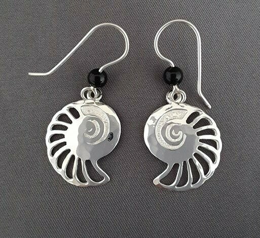 Nautilus earrings