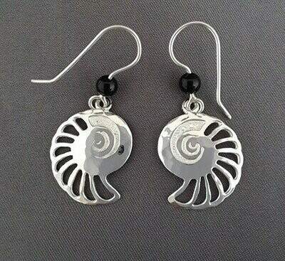 Nautilus earrings