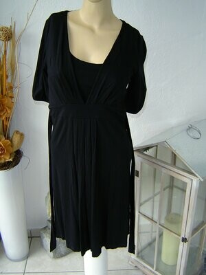 H&M MAMA Damen Umstandskleid Gr. 36 (S) schwarz stretch