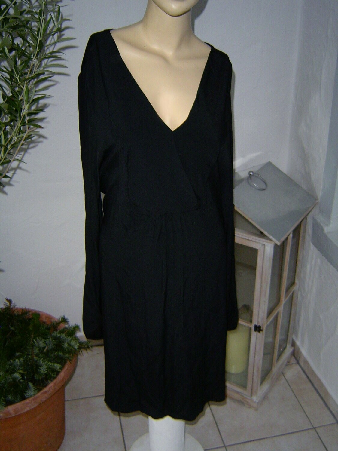 CM Premium Italy Damen Kleid Gr. 42 (XL) schwarz