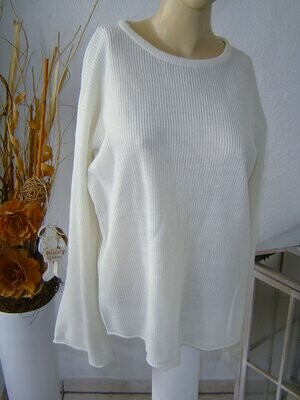 BRAVE SOUL Damen Pullover Gr. 36 (S) weiß strick