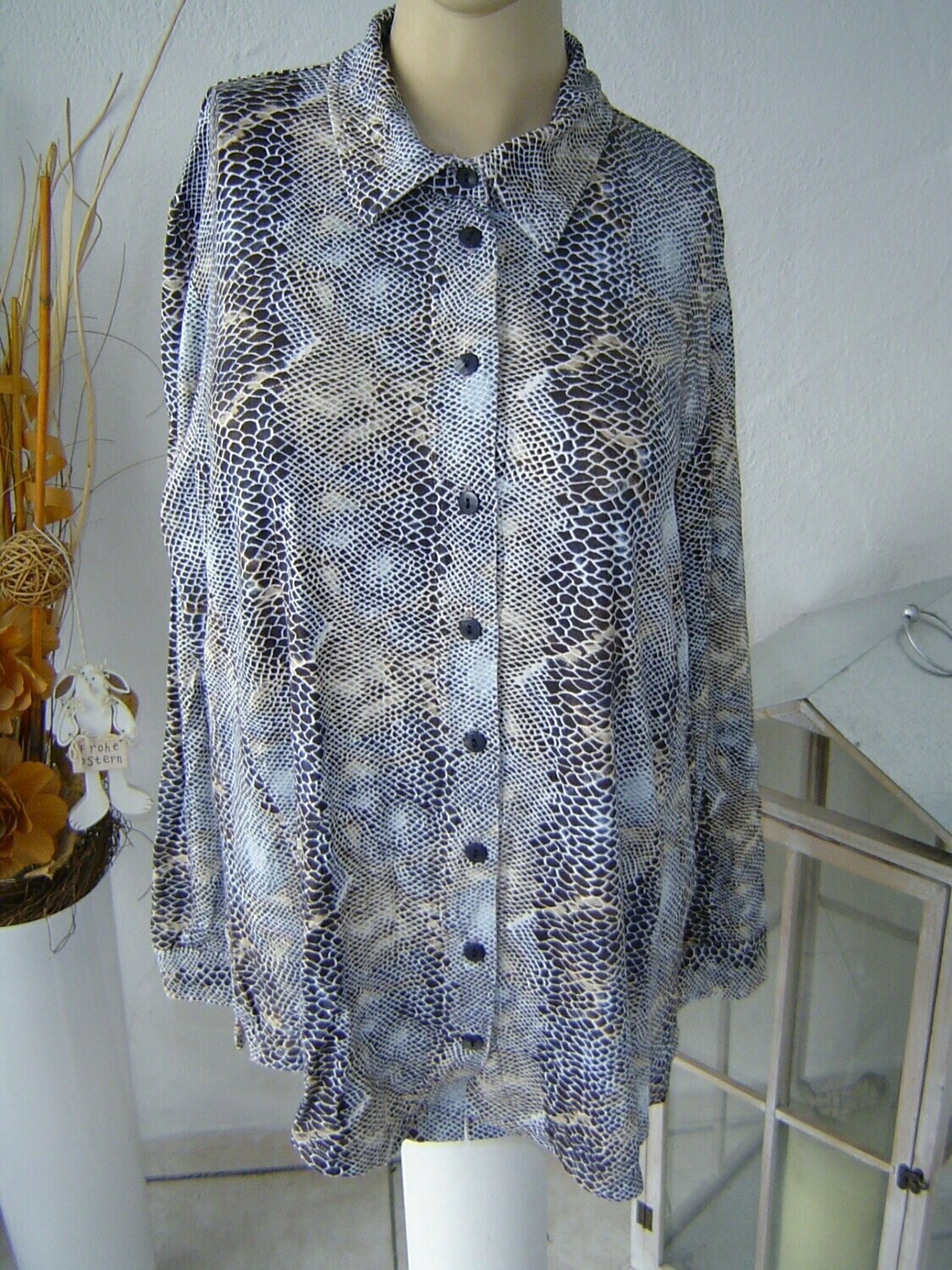 m. collection Bluse Gr. 46, 48 Reptilienmuster