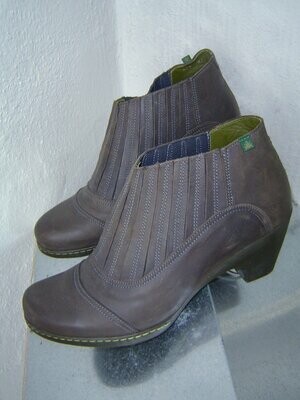 El Naturalista Damen Stiefelette Gr. 42 graubraun Ankle Boots Booties