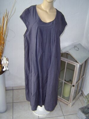 Bella Damen Kleid Gr. 40, 42 grau Lagenlook Schlupfkleid