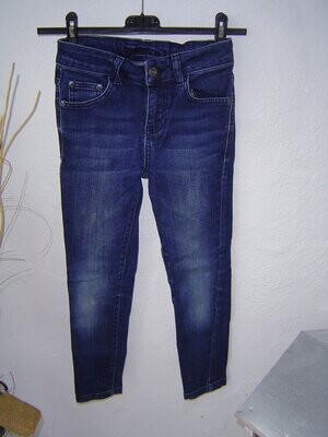 FITZ Mädchen Jeanshose Gr. 140 dunkelblau Hose Jeans