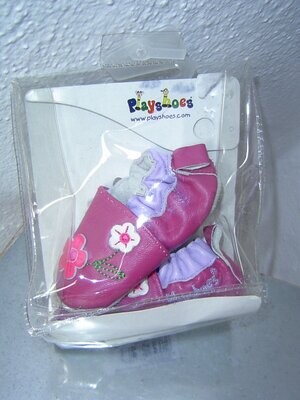 playshoes Babyschuhe Mädchen lila pink Gr. 17 Leder made in Germany