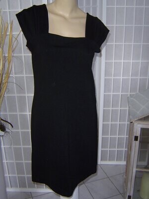 ancora Linea Italiana Damen Kleid Gr. 38, 40 schwarz Trägerkleid stretch