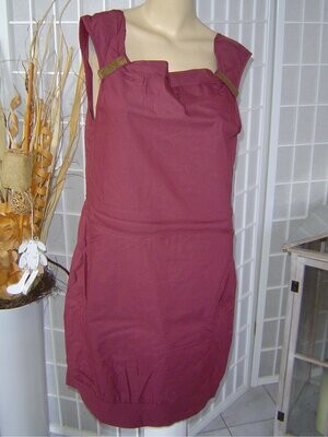 BONOBO JEANS Damen Ballonkleid Gr. 40 rotviolett Kleid Schlupfkleid