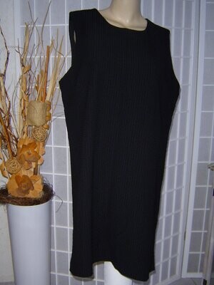 ada gatti Damen Kleid Gr. 44 schwarz strukturiert Etuikleid