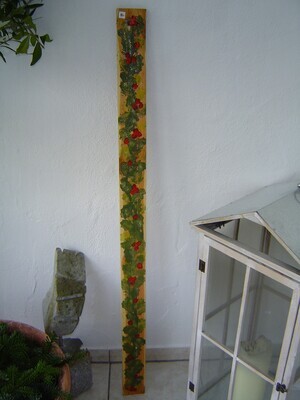 Holzlatte Dekoration Weihnachten Höhe 121cm Upcycling Handmade by fasago
