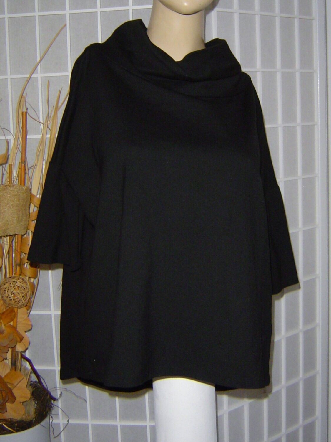 someday. Damen Sweatshirt Gr. 38 schwarz funnel neck Modell UDINE oversize