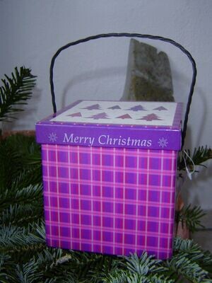 Geschenkbox für Weihnachten mit Spieluhr 