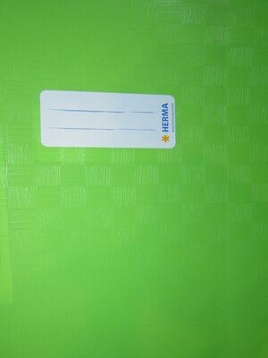 Herma Heftumschlag hellgrün DIN A 4 Plastik Umschlag für Schulhefte