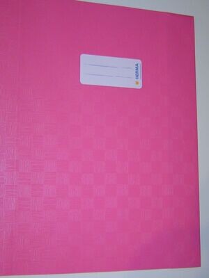 Herma Heftumschlag rosa DIN A 4 Plastik Umschlag für Schulhefte