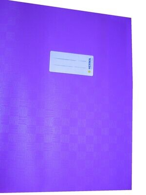 Herma Heftumschlag lila DIN A 4 Plastik Umschlag für Schulhefte