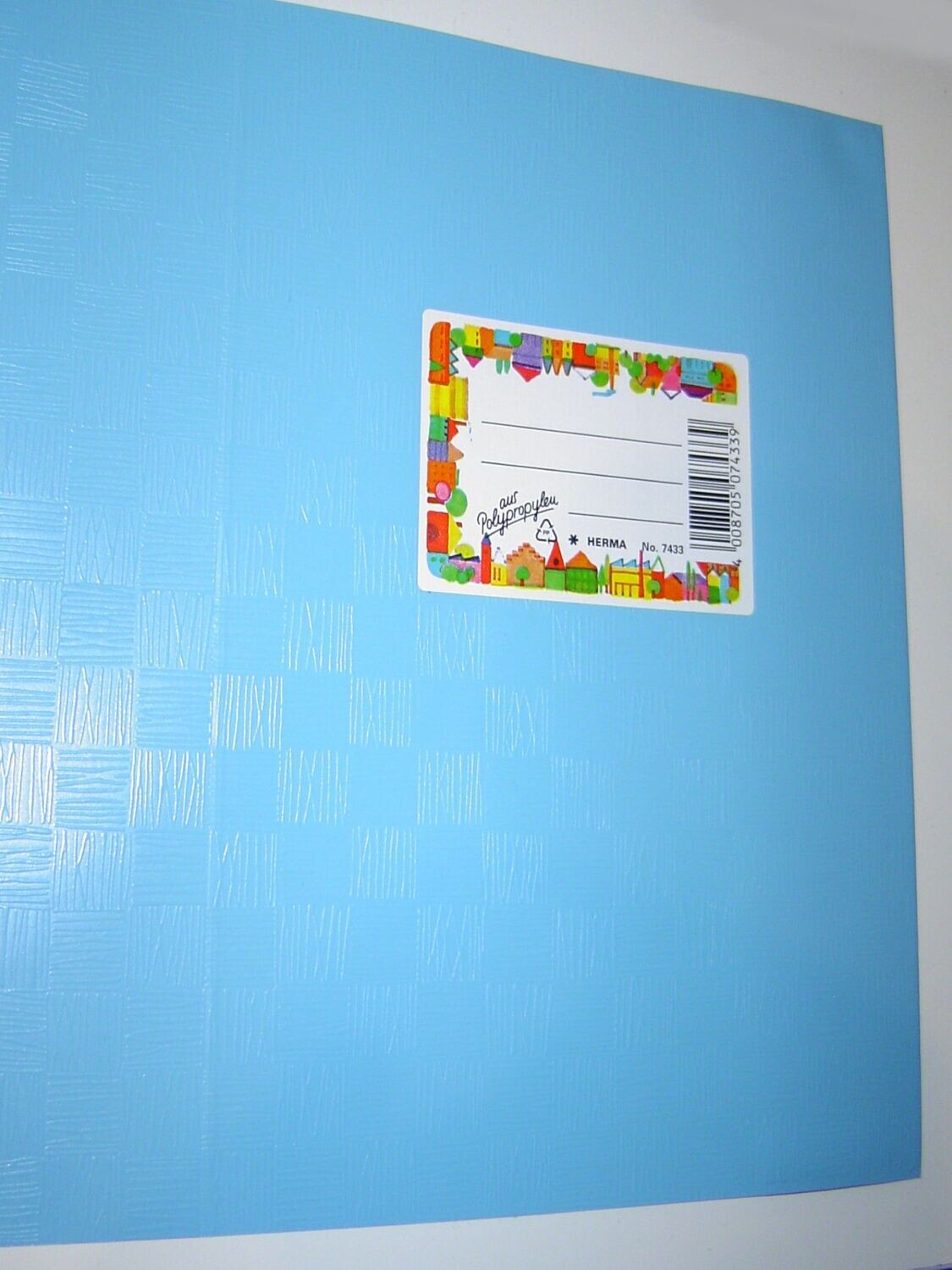 Herma Heftumschlag hellblau DIN A 5 Plastik Umschlag für Schulhefte