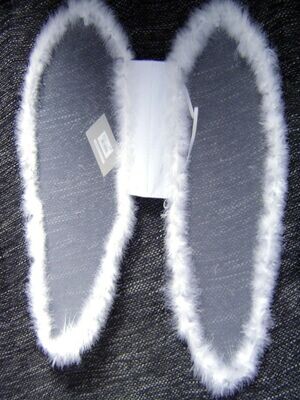 Engelsflügel weiß transparent 52cm Weihnachten Engel Flügel