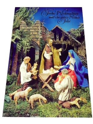 Weihnachtskarte Maria und Josef Karte zu Weihnachten Grußkarte