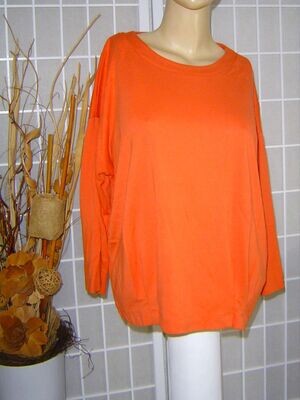More & More Damen Sweatshirt Gr. 38 orange, lachs dünn Shirt