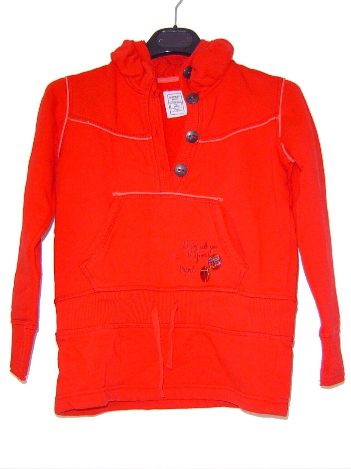 Esprit Mädchen Sweatshirt Gr. 128, 134 rot Langarm