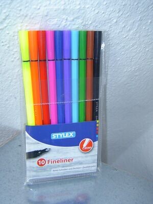 Stylex Fineliner - 10 Stück