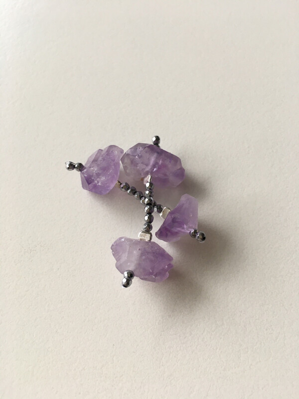Cufflinks ‘Violets’