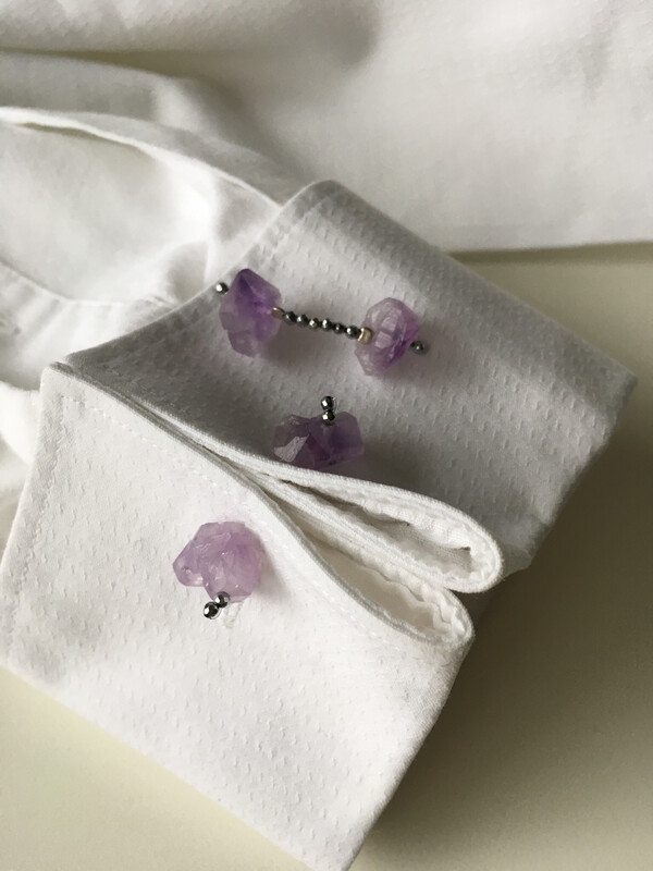 Cufflinks ‘Violets’