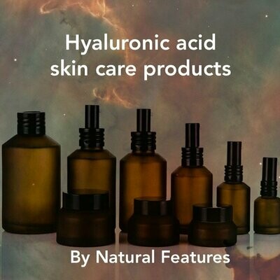 Hyaluronic Acid acid skin care range by Natural Features