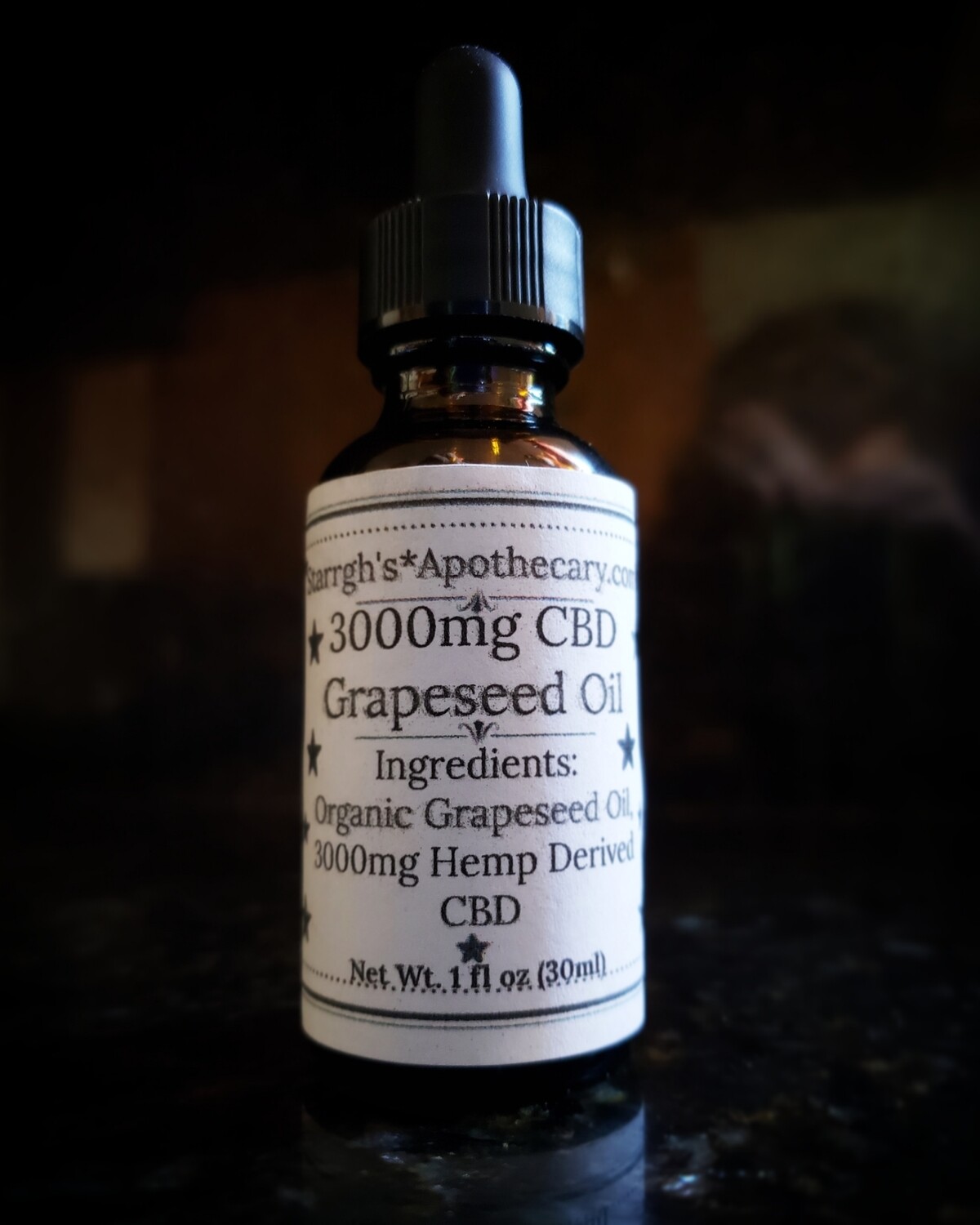 3000mg CBD Grapeseed Oil