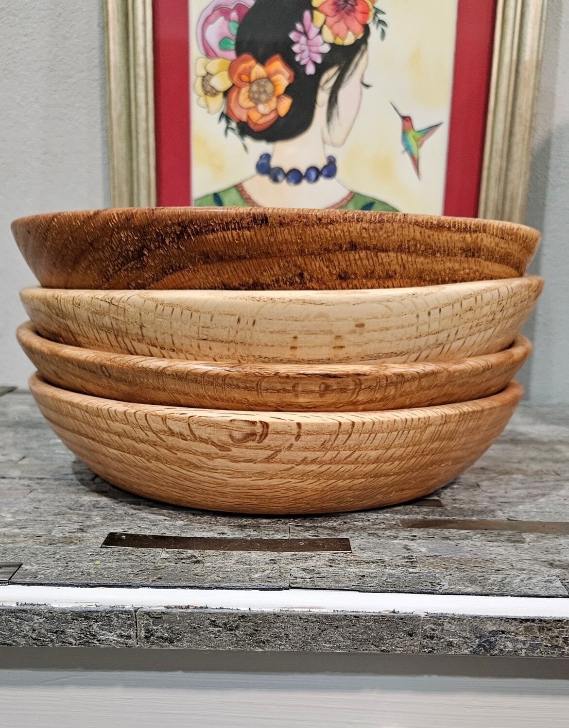 198. Red Oak Salad Bowl
