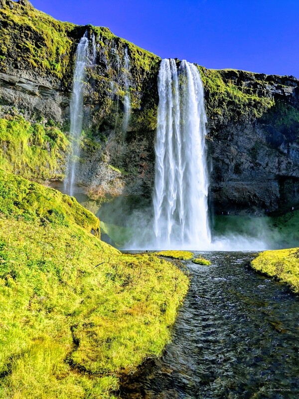 Seljalandsfoss Falls and River 9&quot; x 12&quot; Photo Print