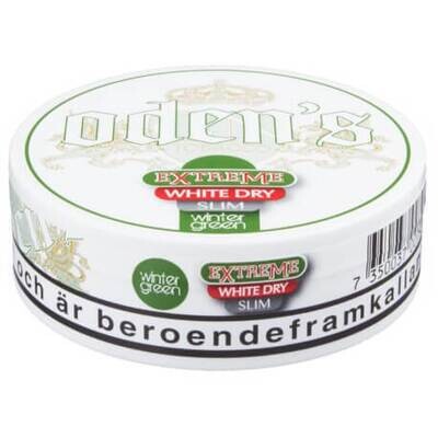 Oden’s Extreme Slim Wintergreen White Dry