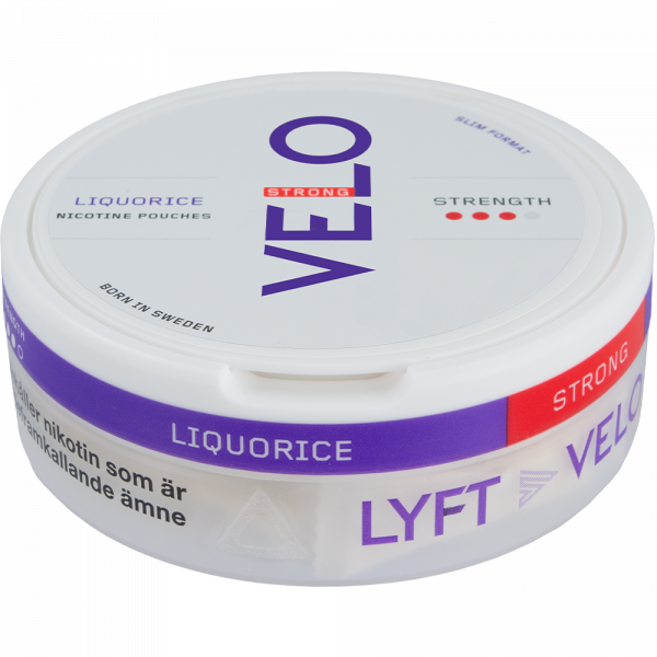 Velo Liquorice Strong Slim