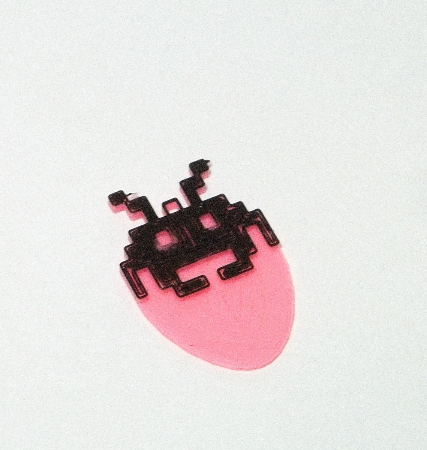 Breast Cancer Awareness Space Invader Guitar Pick 10 Pack