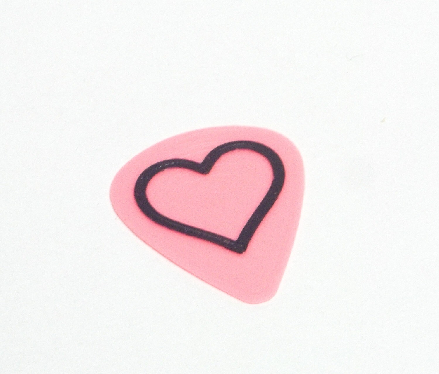 Breast Cancer Awareness Heart Guitar Pick 10 Pack