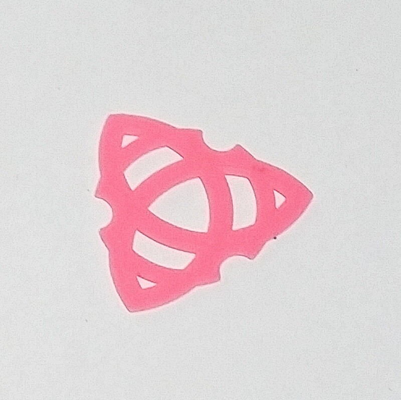 Breast Cancer Awareness Celtic Guitar Pick 10 Pack