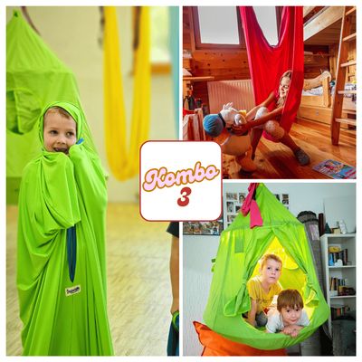 Kombo 3: MINI SENZORNI SET – Ljuljanko + Lebdeći Šator + Šunjavko Kombo 3: MINI SENZORNI SET – Ljuljanko + Lebdeći Šator + Šunjavko