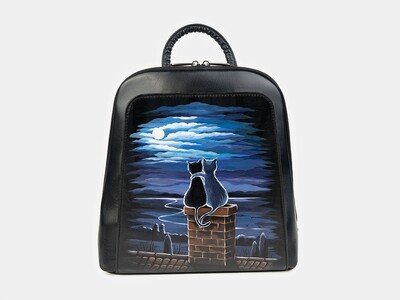 Рюкзак R23 Black Мартовские коты