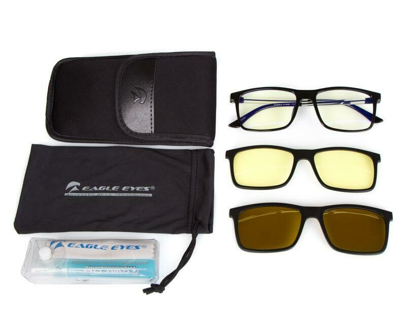 Set de Lentes con Micas 3 en 1 Super Sight Eagle Eyes