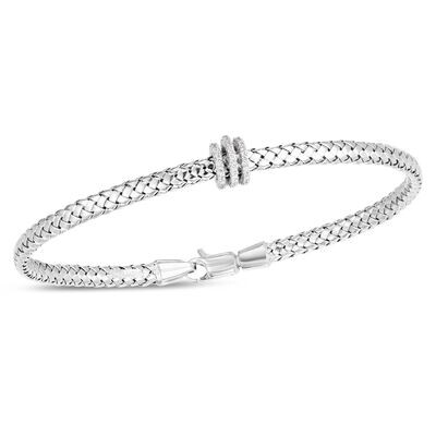 14K Deco Woven Diamond Bracelet 14K Deco Woven Diamond Bracelet