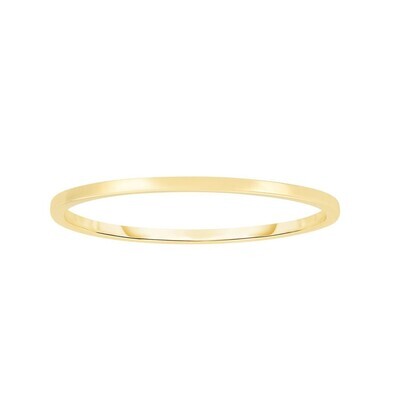 14K Gold Polished Band Ring