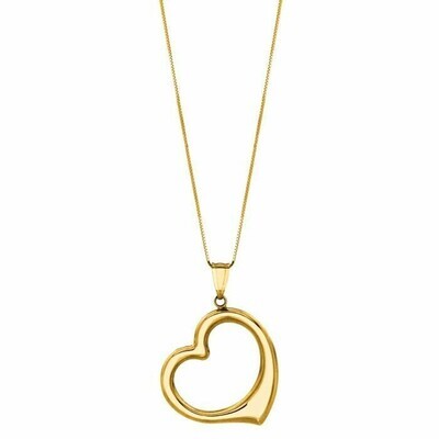 14K Gold Heart Necklace-Rose Gold ($13.00) 14K Gold Heart Necklace-Rose Gold ($13.00)