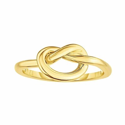 14K Gold Love Knot Ring