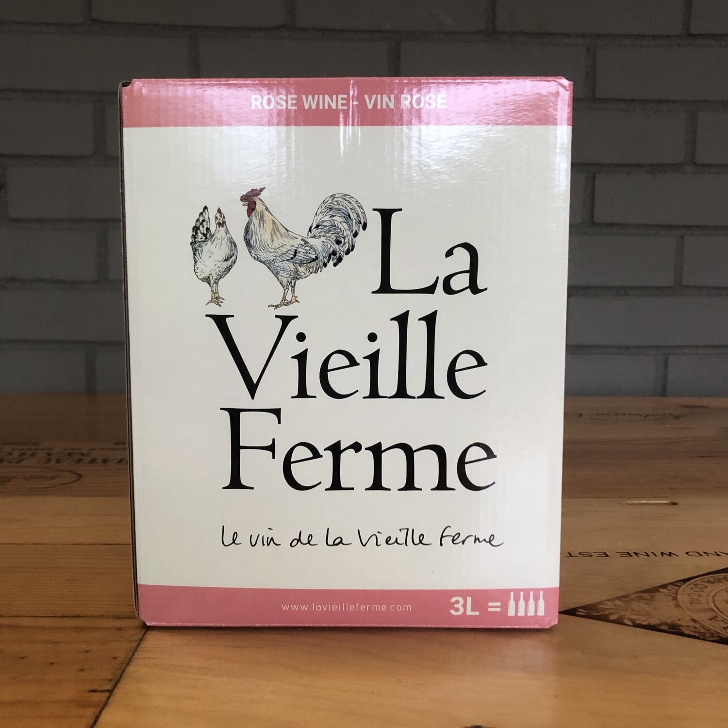 La Vieille Ferme Rose Wine (3L Box)