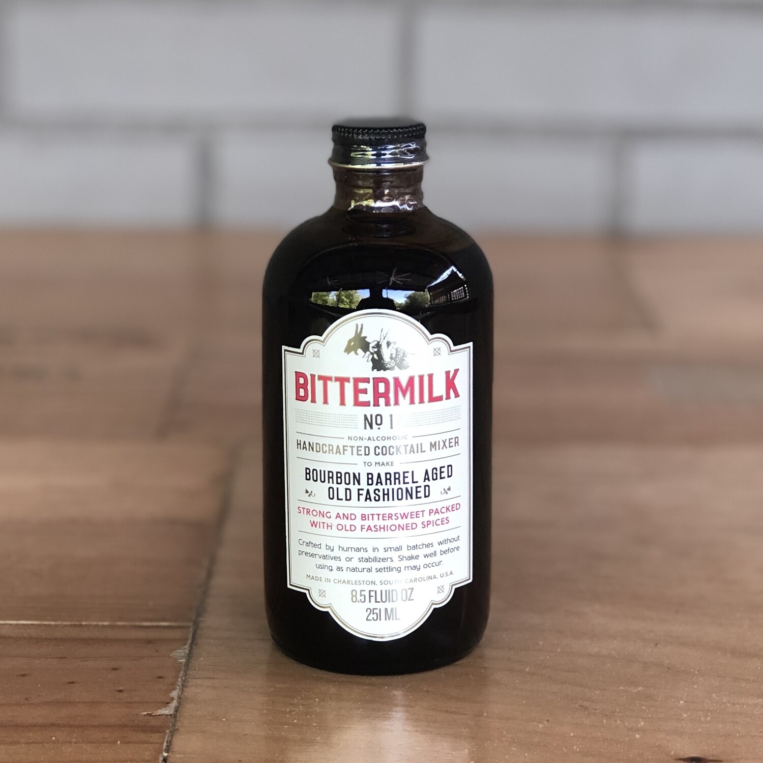 Bittermilk Cocktail Mixer No. 1 - Bourbon Barrel Aged Old Fashioned (8.5 fl oz)