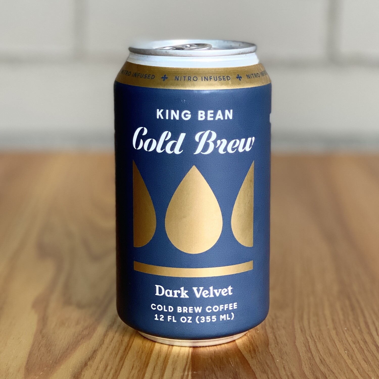 King Bean Nitro Infused Cold Brew Coffee Dark Velvet