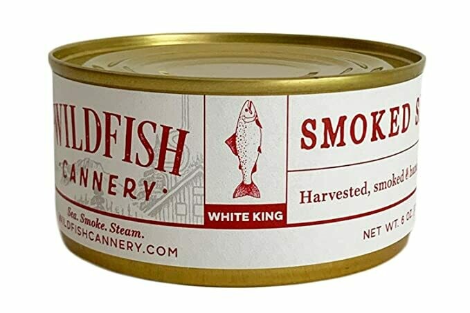 Wildfish Cannery Smoked Salmon White King (6oz)