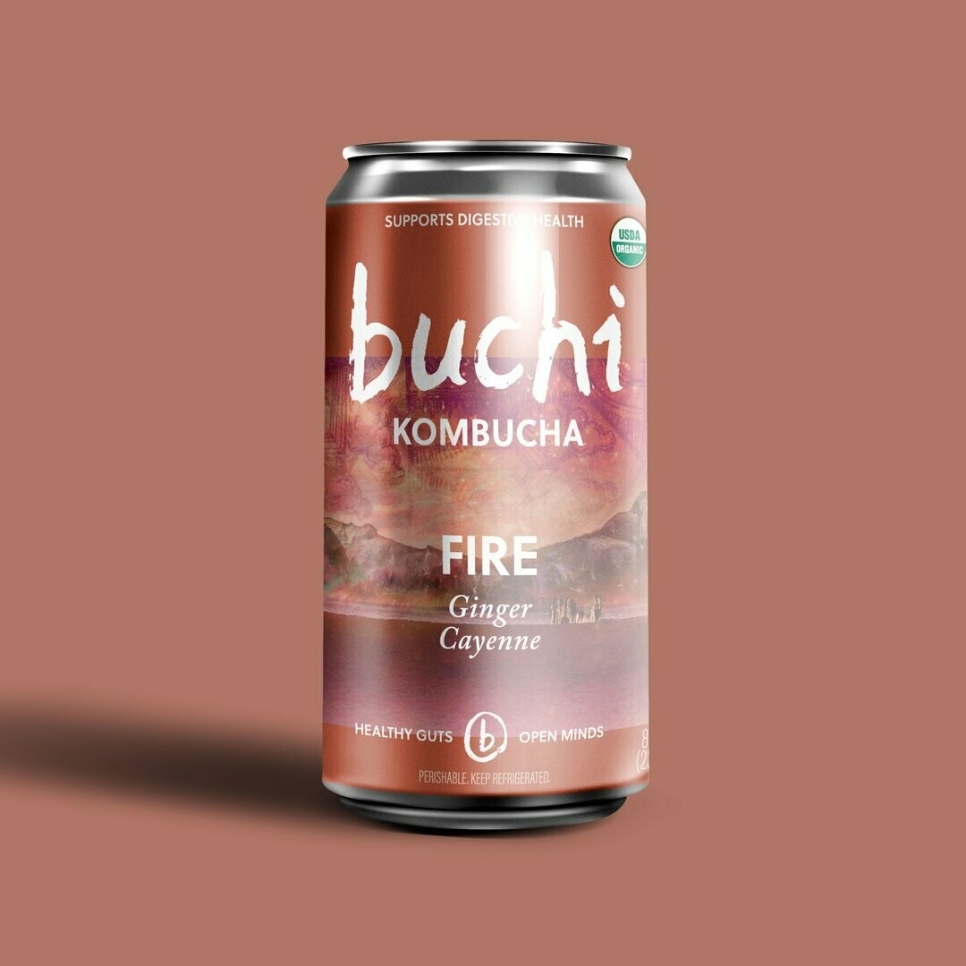 Buchi Kombucha - Fire [Ginger Cayenne] (8oz Can)