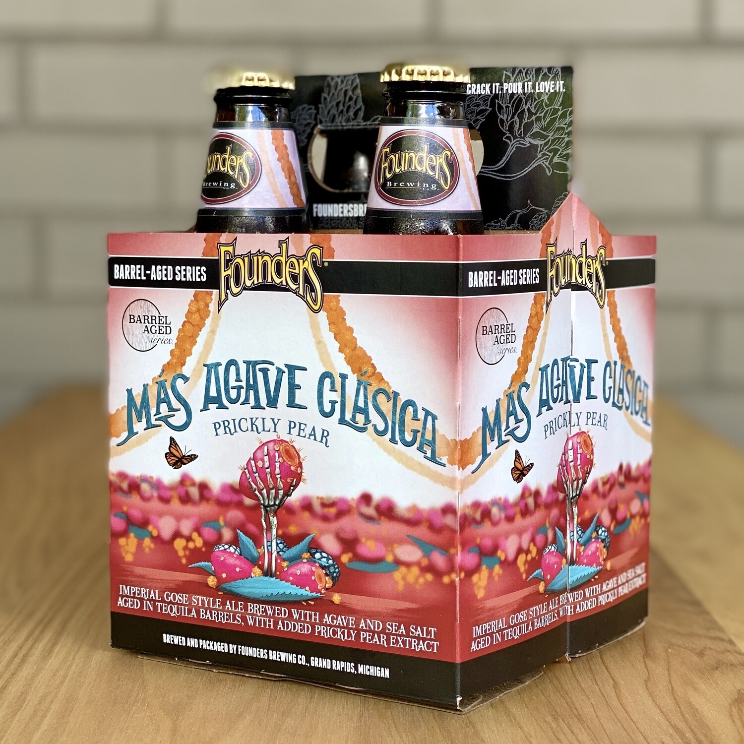 Founders Más Agave Clasica: Prickly Pear (4pk)