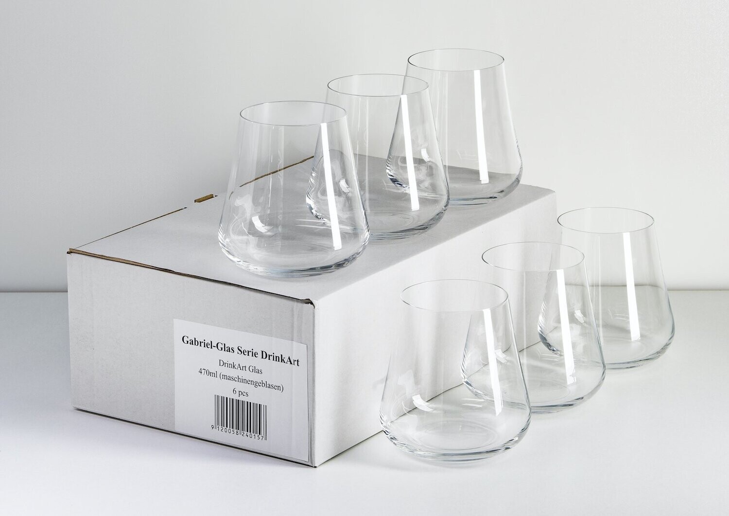 Gabriel-Glass DrinkArt Steamless (6pk)